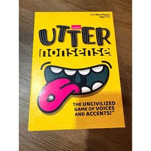 Utter Nonsense Naughty Edition - The Crazy Board Game of Voices and Accents 17+